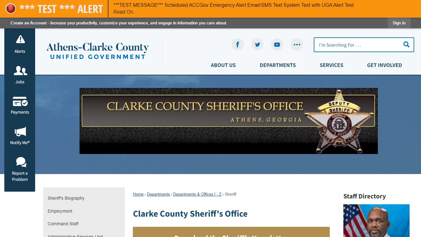 Clarke County Sheriff's Office | Athens-Clarke County, GA - ACCGov
